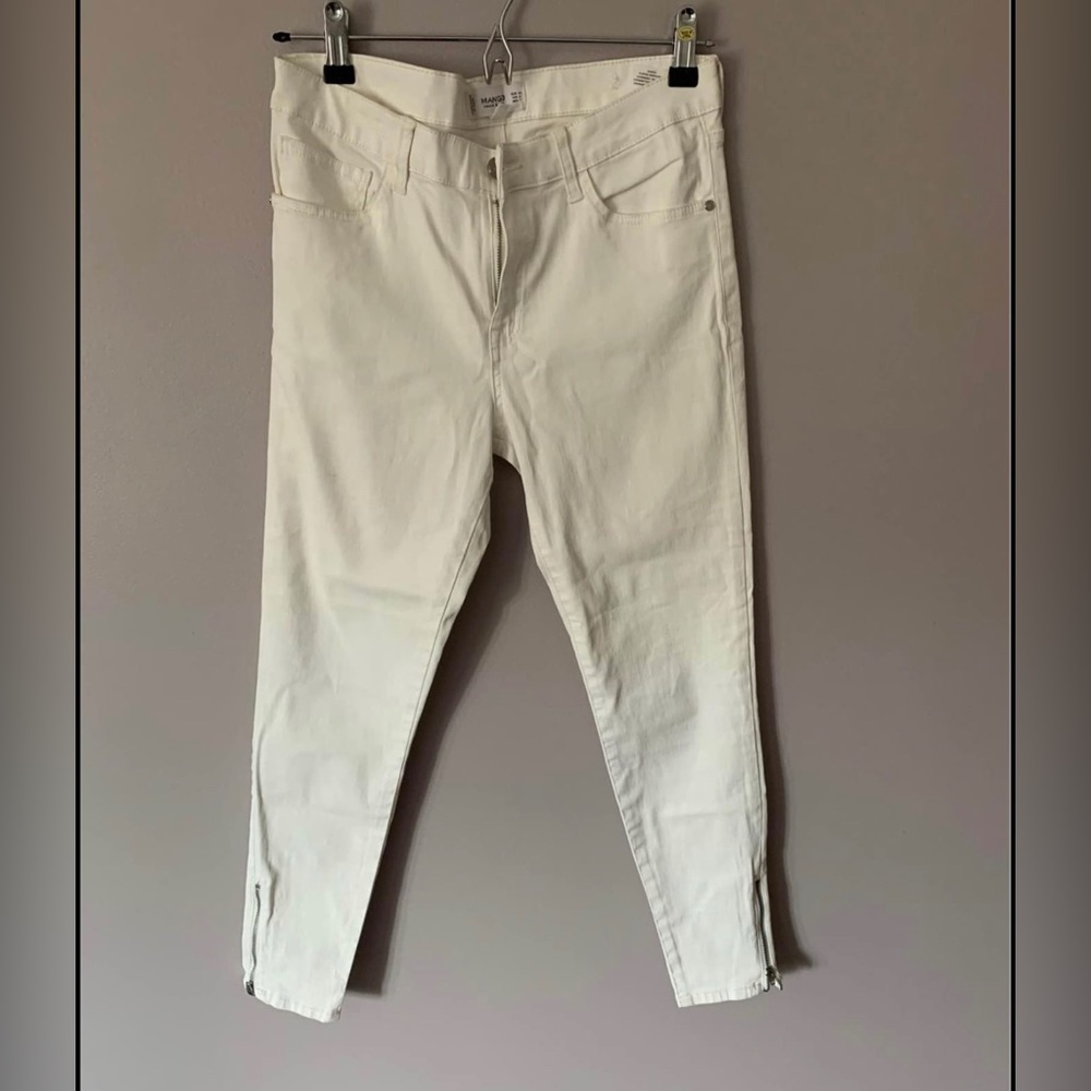 MANGO WHITE JEANS
